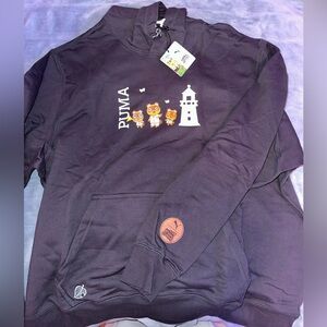 ANIMAL CROSSING puma hoodie in black